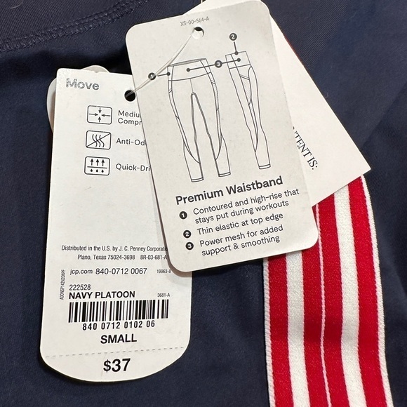 XERSION, NWT, WOMENS, HIGH-RISE, FITTED CAPRI WITH MEDIUM COMPRESSION. SIZE S - Picture 8 of 9